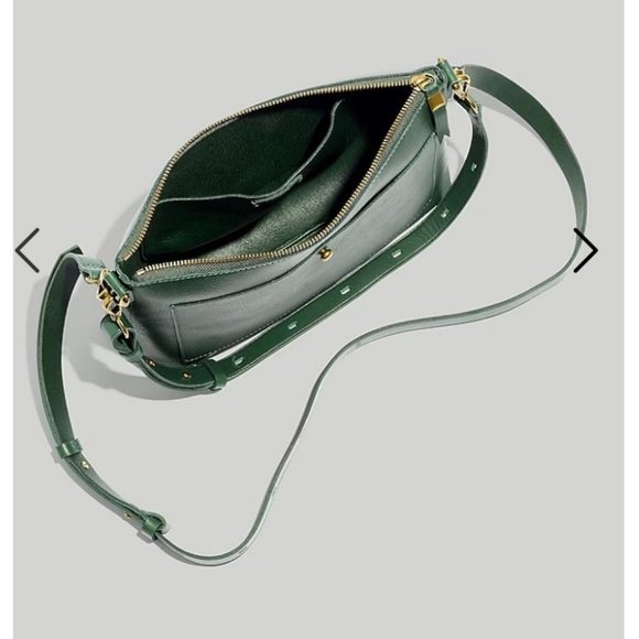 Madewell Womens $158 Transport Shoulder Crossbody Bag Forest Green NC275 - Picture 2 of 10